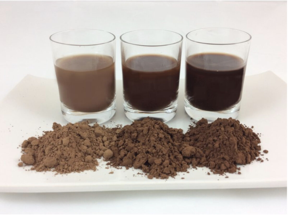 diferentes tipos de cacau alcalino