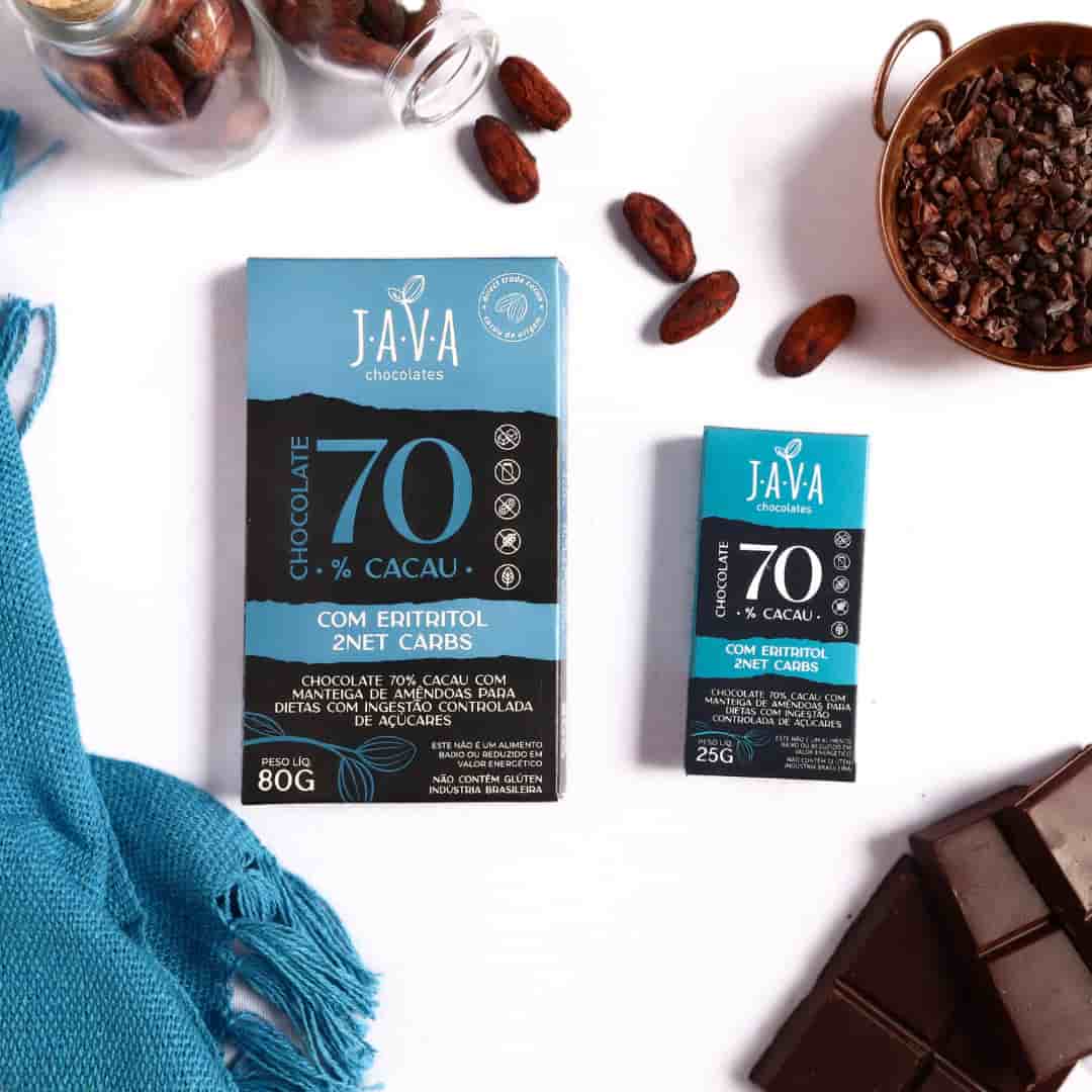 chocolate com baixa caloria
